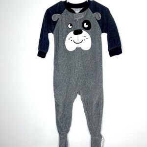 Carters Bear Fleece Footed Pajamas